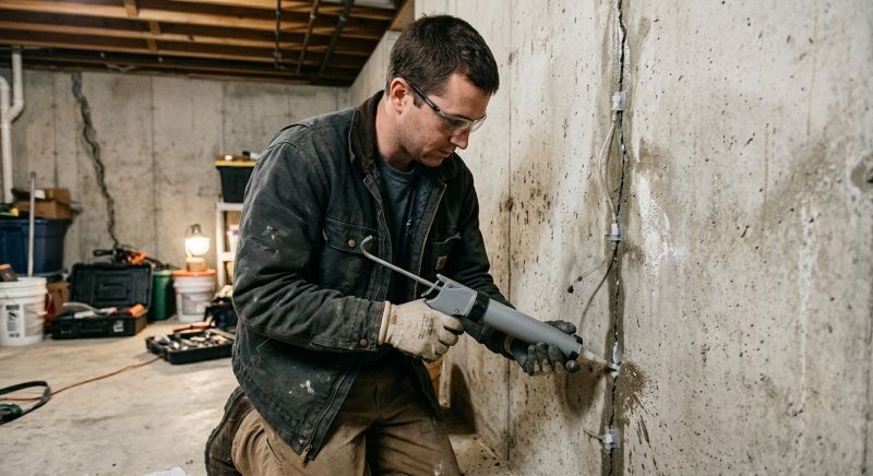 Basement Crack Repair in Mount Dora, FL