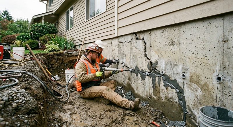 Cracked Foundation Repair in Lake County, FL