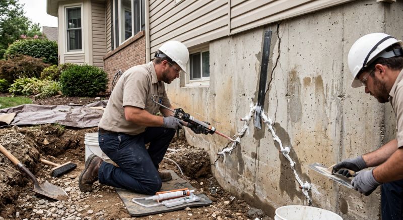 Cracked Foundation Repair in Mount Dora, FL