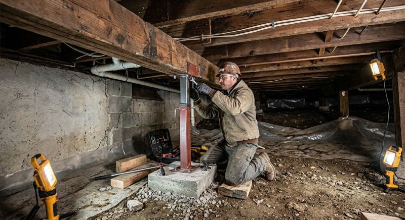 Crawlspace Foundation Repair in Howey In The Hills, FL