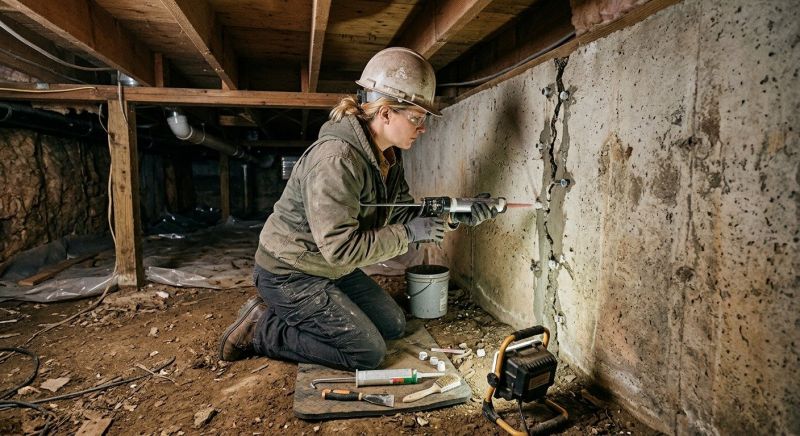 Crawlspace Foundation Repair in Mascotte, FL