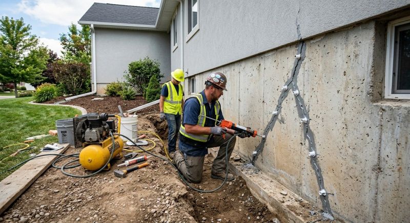 Foundation Crack Repair in Lake County, FL