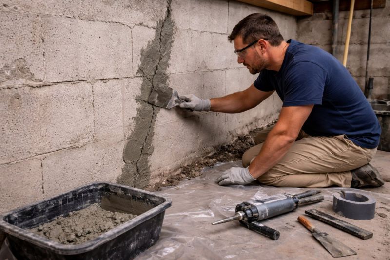 Foundation Crack Repair in Zellwood, FL
