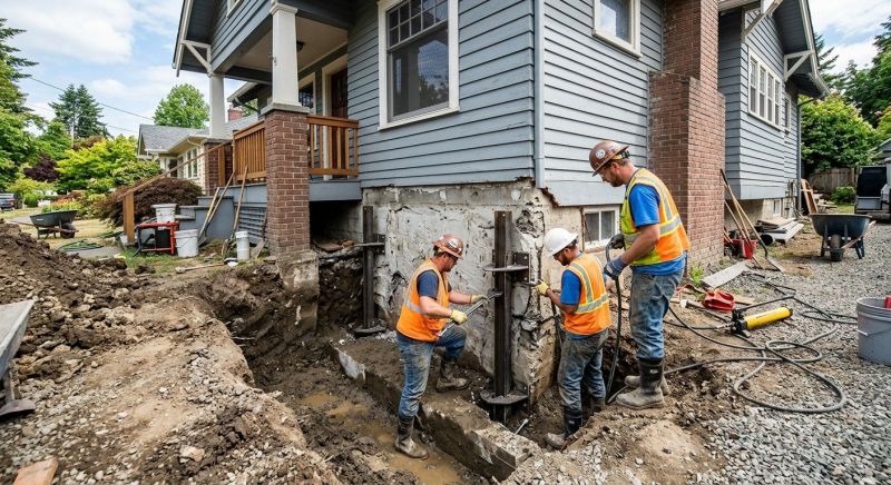 Foundation Settlement Repair in Mount Dora, FL