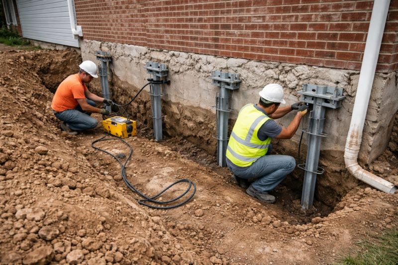 Helical Piers Installation in Mount Dora, FL