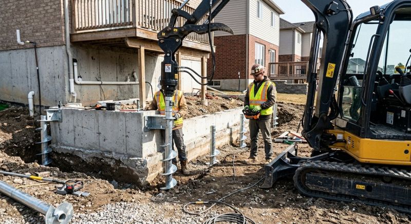 Helical Pile Installation in Mount Dora, FL