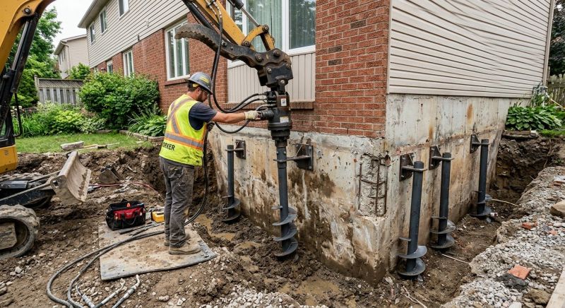 Helical Pile Installation in Mount Dora, FL