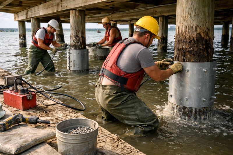 Piling Repair in Lake County, FL