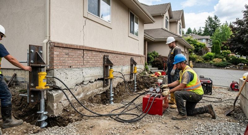 Sinking Foundation Lifting in Mount Dora, FL