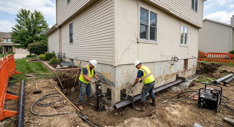 Sinking Foundation Repair in Leesburg, FL