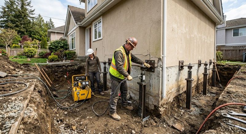 Sinking Foundation Repair in Longwood, FL