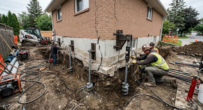 Sinking Foundation Repair in Mascotte, FL
