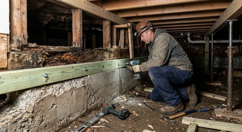 Sinking Foundation Repair in Sanford, FL