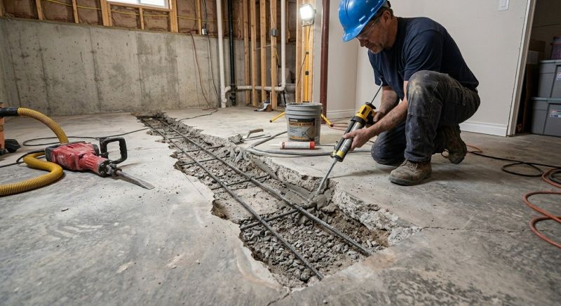 Slab Foundation Repair in Mount Dora, FL